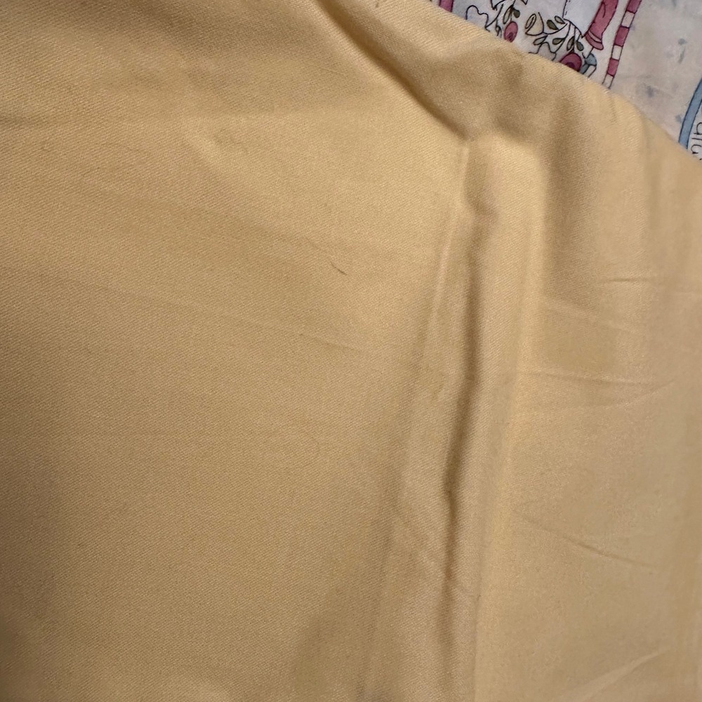 Vintage Yellow spring Fabric Lot Gingham Eyelet Bunny Print Cotton 15.4oz Bundle - Picture 6 of 7
